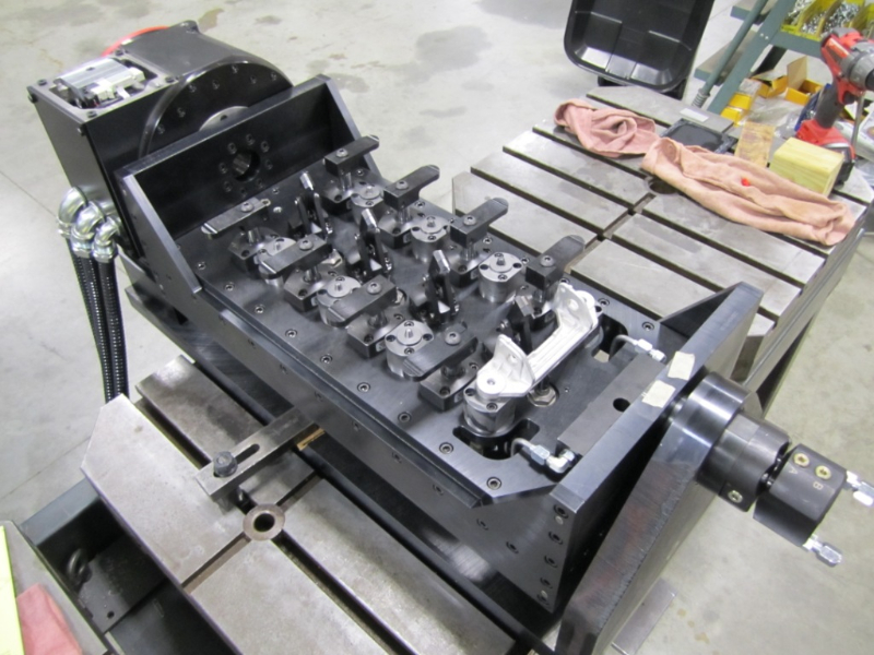 VMC Workholding with 4th Axis