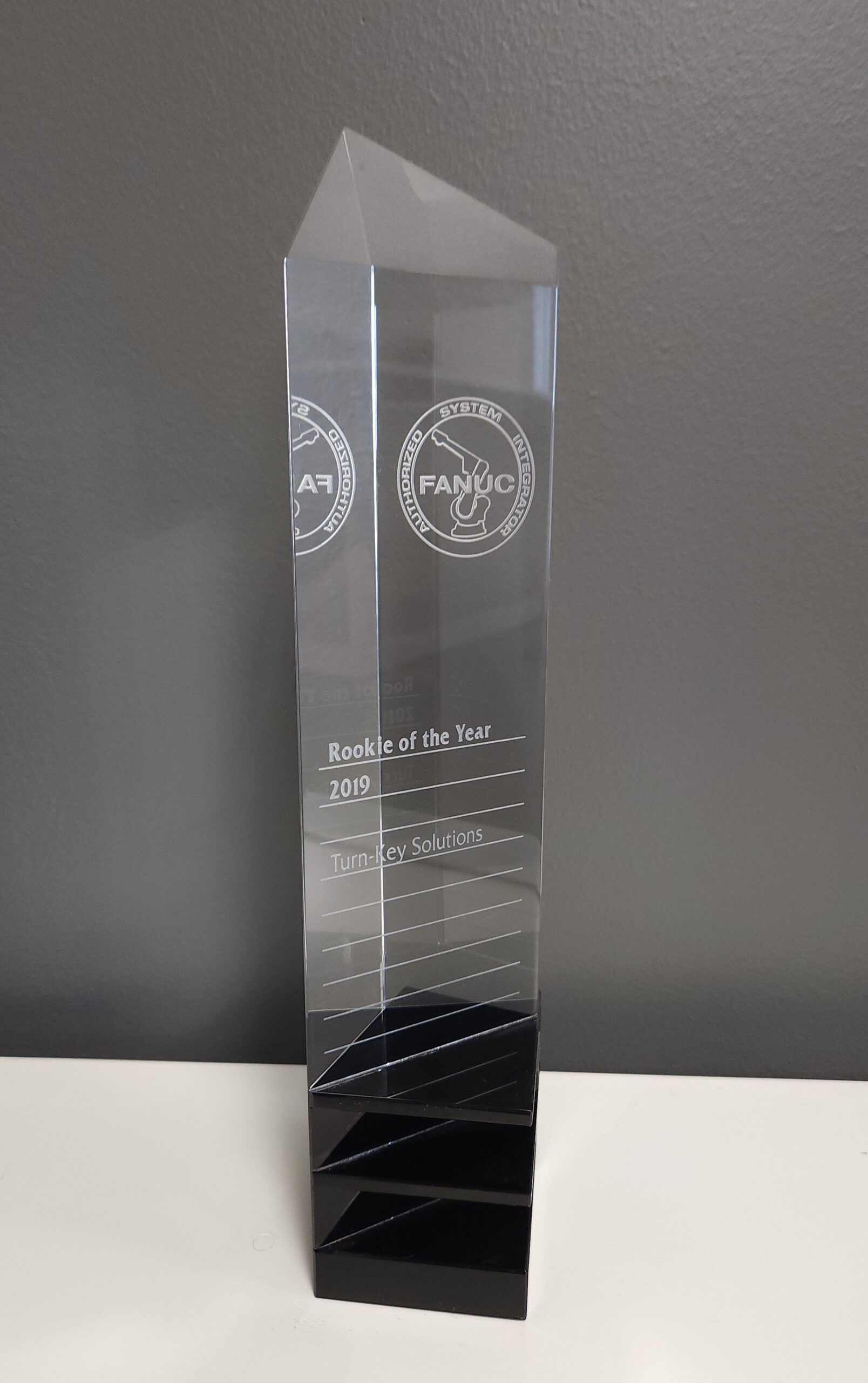 Rookie of the Year in 2019 (Awarded by FANUC)